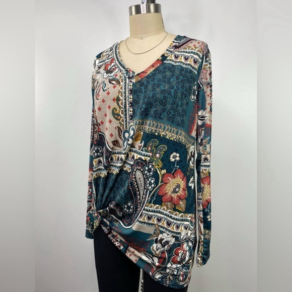 🆕 Heimish Long Sleeve Top Soft Light Multi Color Sweat - Picture 10 of 11